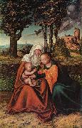 Lucas Cranach Hl. Anna Selbdritt France oil painting artist